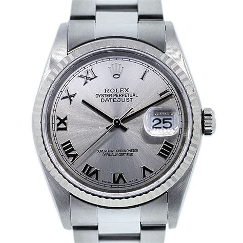 rolex watch with roman numerals|Rolex datejust with roman numerals.